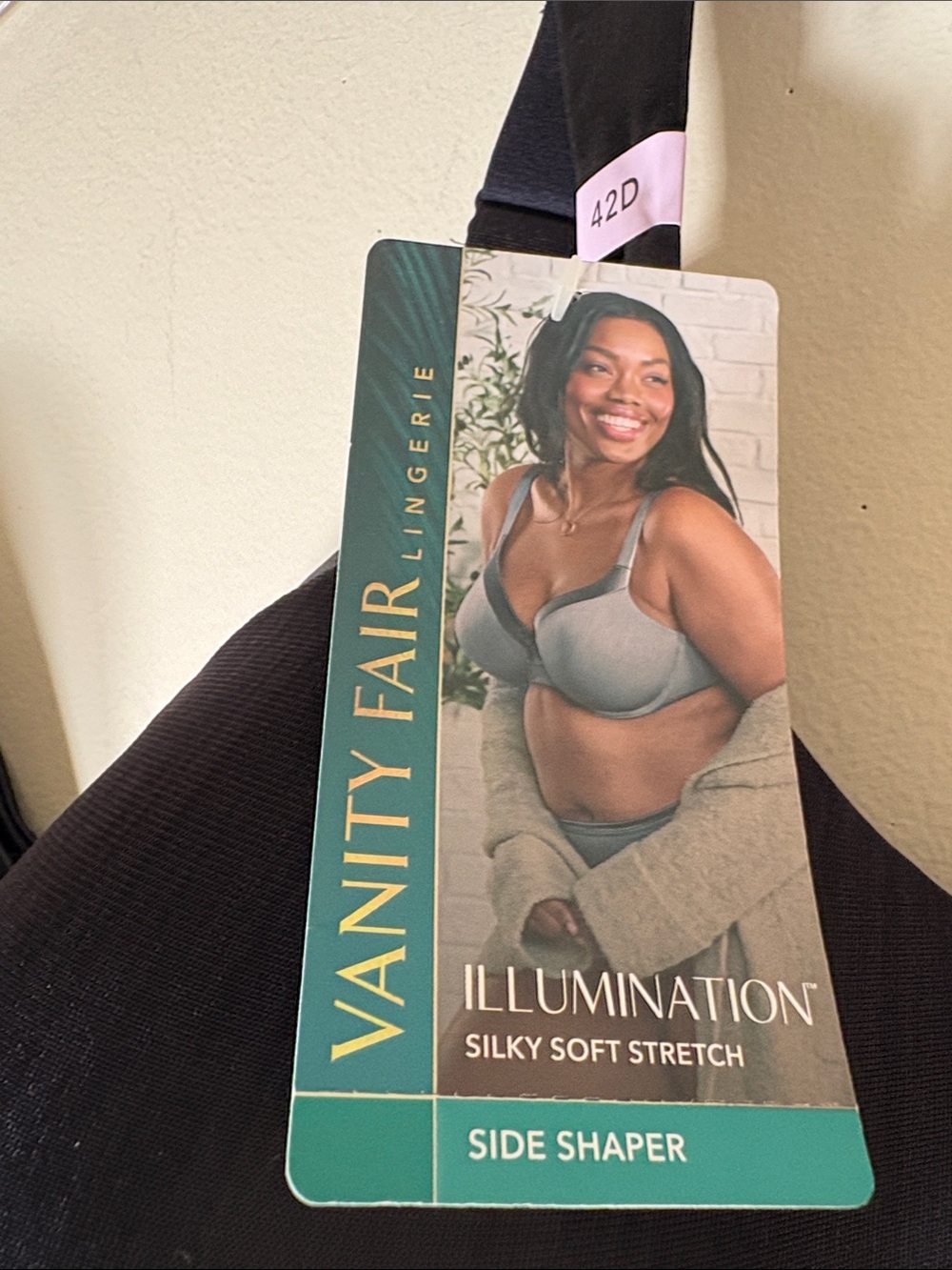 Vanity Fair Illumination Silky Soft Stretch Side Shaper Bra. 42D. NWT. - Picture 2 of 8